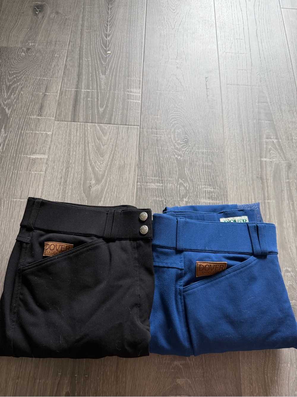 Riding Breeches FULL seat - Black & Royal Blue